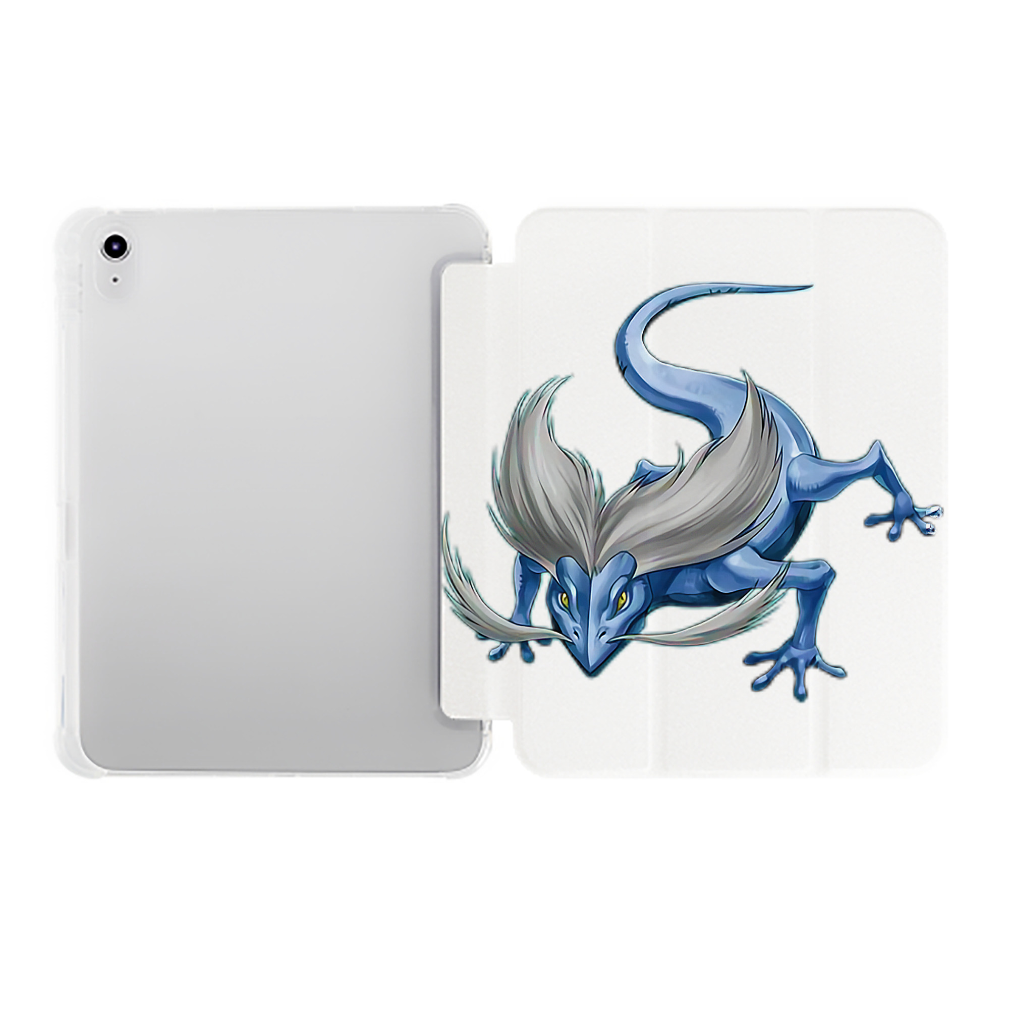 （画像用） 遊☆戯☆王 Yu-Gi-Oh! IPad ケース ペン収納付き 三つ折りスタンド PUレザー×シリコン 対応機種9.5/10.5/10.9インチ